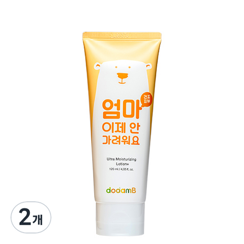 도담비 울트라 모이스처라이징 로션 플러스, 120ml, 2개