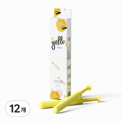 옐로하나 이너케어 여성청결제, 1.7g, 12개