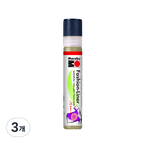 마라부 패션 라이너 25ml 583 Shimmer Gold, 1색, 3개