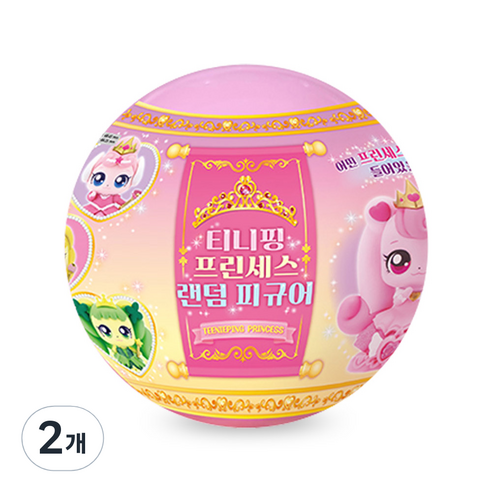캐치티니핑 프린세스 피규어 랜덤발송, 2개