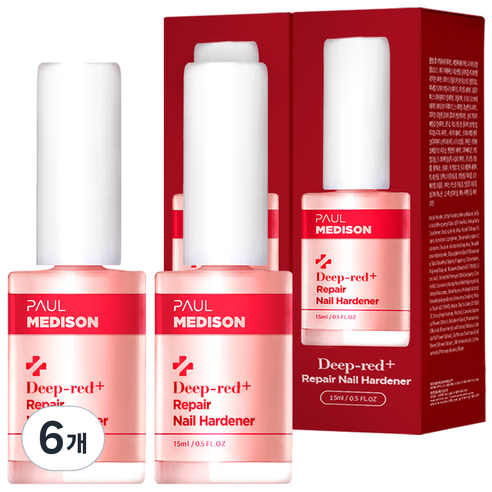 폴메디슨 딥레드 리페어 + 미니 사용설명서, 15ml, 6개