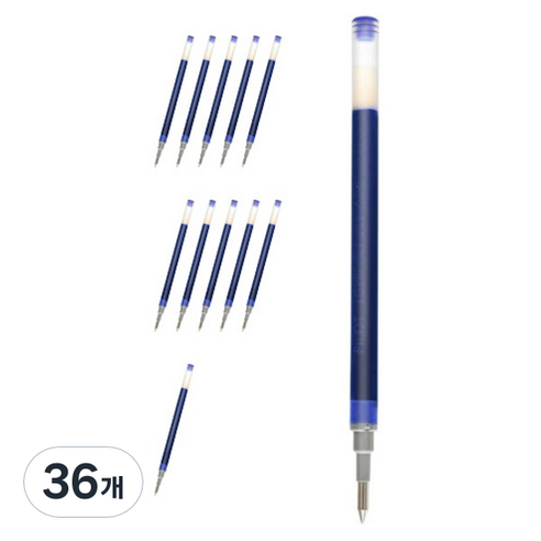 지투 전용 리필심 0.5mm BLS-G2-5, 블루, 36개