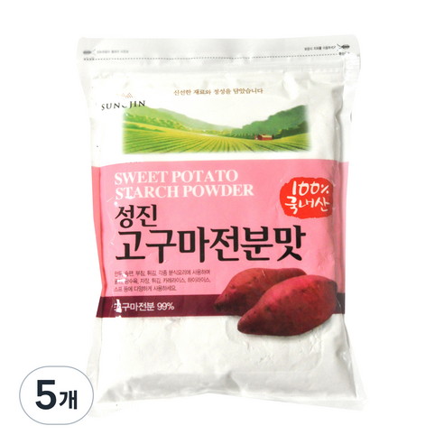 성진식품 고구마전분맛, 1kg, 5개