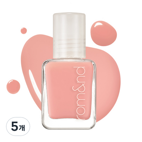롬앤 무드 페블 하드너 02 피치 가드, 7ml, 5개