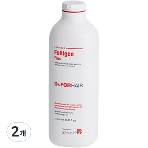 닥터포헤어 폴리젠 플러스 샴푸, 750ml, 2개