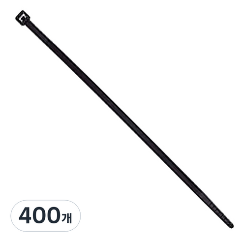 에이버리 케이블 타이 흑색 200mm, 400개