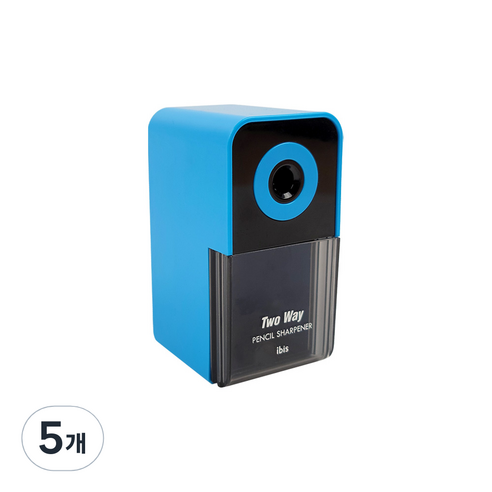 아이비스 투웨이 연필깎이 SP11564, 블루, 5개