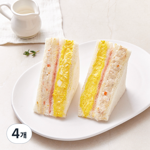 홍루이젠 에그 참치마요 샌드위치 2개입, 260g, 4개