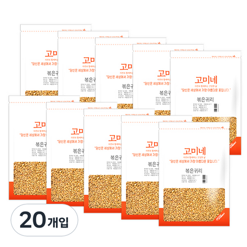 고미네 볶은 귀리, 150g, 20개