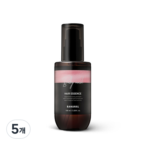 바나날 퍼퓸드 헤어 에센스 베이비 머스크, 100ml, 5개