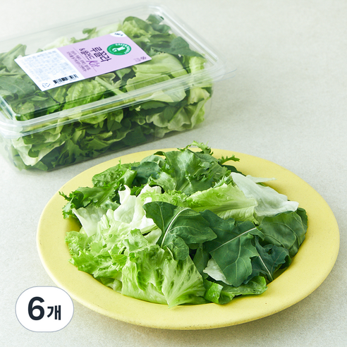 그린래빗 루꼴라 & 샐러드 Kit, 180g, 6개
