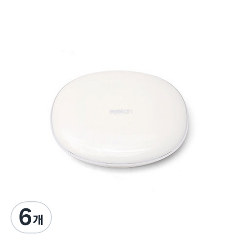 메이크미 고급 렌즈케이스, 화이트, 6개
