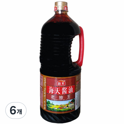 해천 노추왕간장, 1.75L, 6개