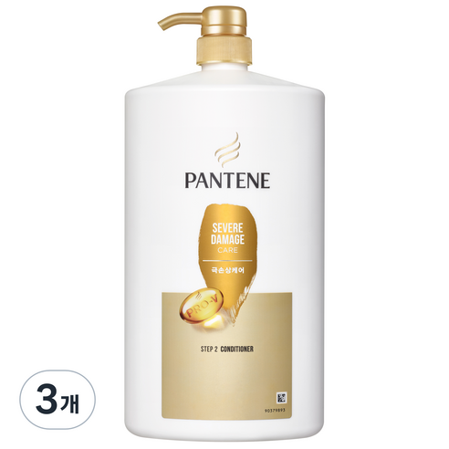 팬틴 극손상케어 컨디셔너 대용량, 1800ml, 3개
