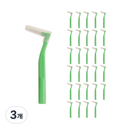 치간칫솔 L형 S, 55개입, 3개