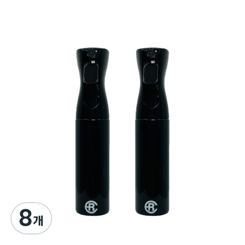 에어라파 분무기 300ml, 퍼펙트블랙, 8개