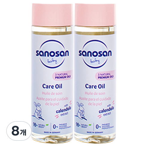 사노산 2.0 베이비 피부 보습 마사지 케어오일, 8개, 200ml
