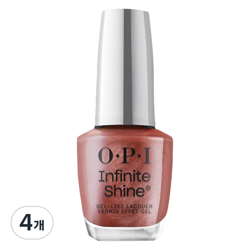 오피아이 메탈릭 메가 믹스 인피니트 샤인 젤 라이크 매니큐어, Stellar Tips, 15ml, 4개