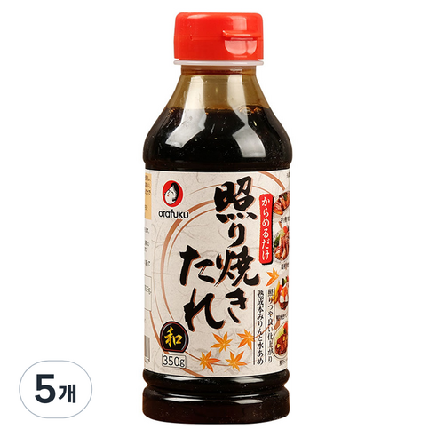 오타후쿠 데리야끼 타레 소스, 5개, 350g