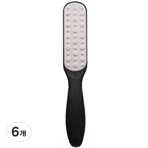 피삼십일 양면 발각질제거기 블랙, 1개입, 6개
