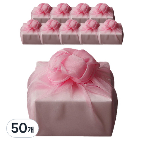 통샵 선물 답례품 포장 크리스탈 보자기 45cm, 810, 50개