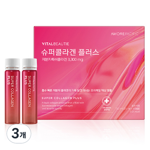 바이탈뷰티 슈퍼콜라겐 플러스 30회분 30p, 3개, 750ml