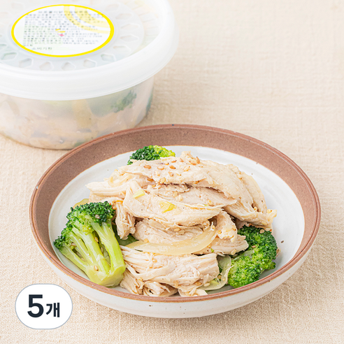 반찬천국 브로콜리 닭가슴살 볶음, 260g, 5개