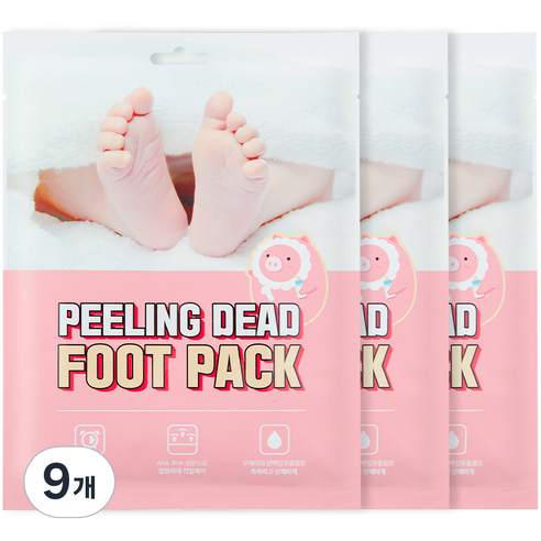 미팩토리 필링 데드 풋 팩, 1개입, 9개, 40g