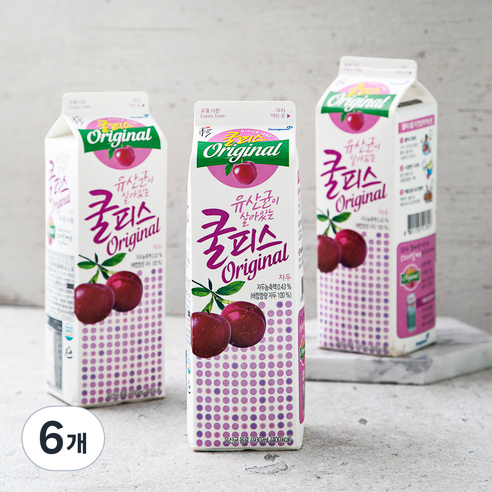 소와나무 쿨피스 자두, 930ml, 6개 930ml × 6개 섬네일