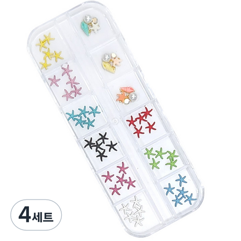 카카스 썸머파츠세트 KN-P1080, 혼합색상, 4세트