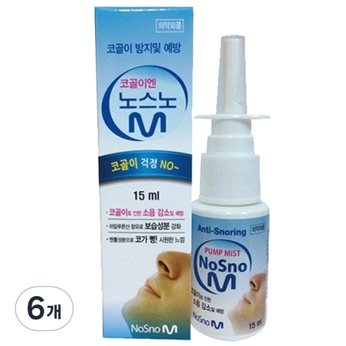 제이케이 노스노멀티 코골이 스프레이, 6개