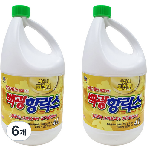 백광 향 락스, 4L, 6개