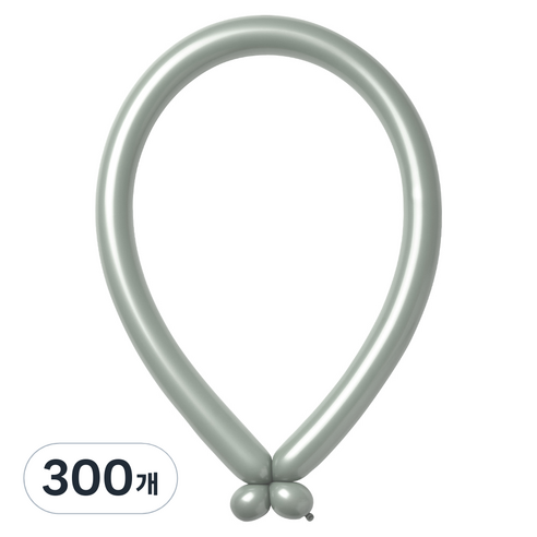조이벌룬 260풍선, 파스텔더스크 로럴그린, 300개