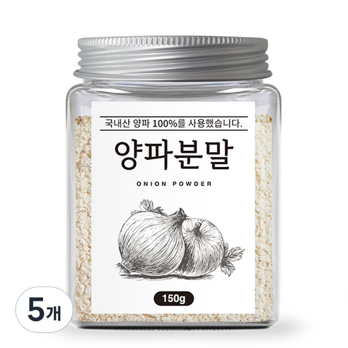 조은약초 양파 분말, 150g, 5개