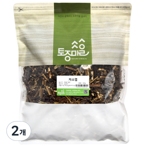 토종마을 국산 자소엽 한방재료, 300g, 2개