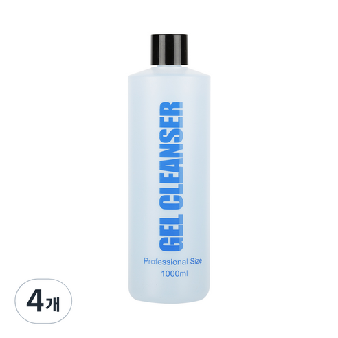 젤네일 매니큐어 젤클렌저, 1000ml, 4개