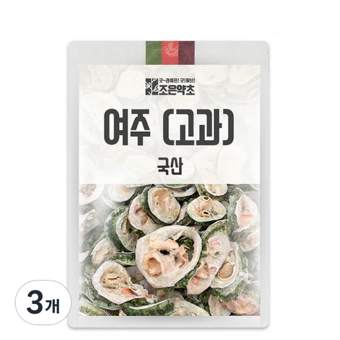 조은약초 건 여주, 200g, 3개
