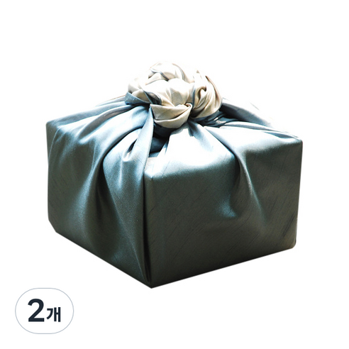 라일라라일라 단색보자기 M, 실버그레이, 2개