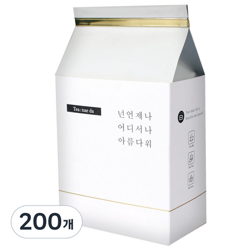 티내다 생강차 삼각티백, 2개, 1g, 100개입