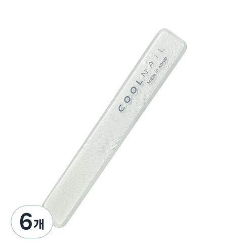 쿨풋 글라스 네일 샤이너, 혼합색상, 6개