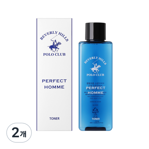비버리힐스폴로클럽 퍼펙트 옴므 토너, 200ml, 2개