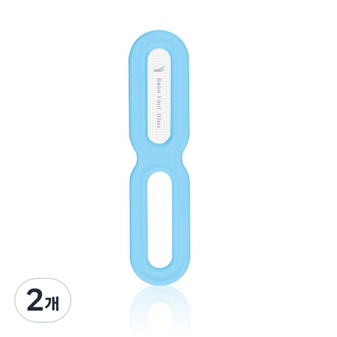 베베풋글라스 시즌2 발각질제거기 오션블루, BH1001, 2개