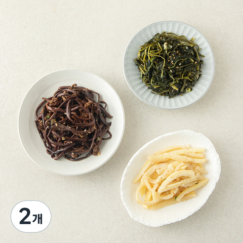 비움반찬 모둠나물 3종, 180g, 2개