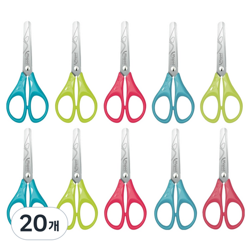 마패드 아동용 에센셜 가위 13cm, 랜덤발송, 20개