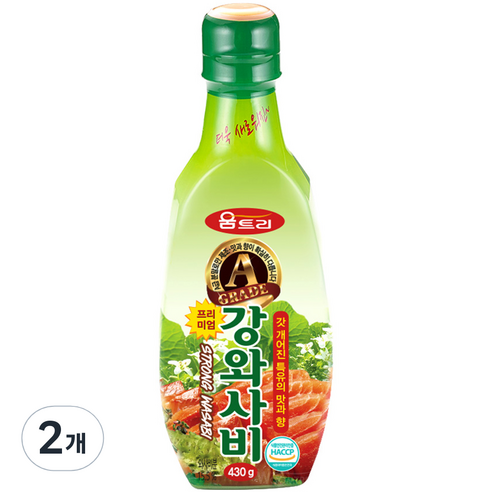움트리 프리미엄 강와사비, 430g, 2개