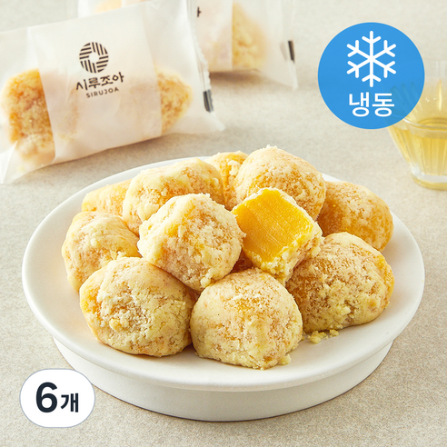 시루조아 카스테라 단호박 인절미 (냉동), 264g, 6개, 1개입