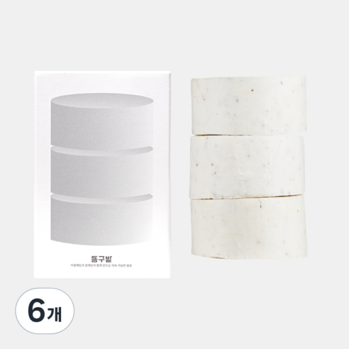 동구밭 올바른 설거지 워싱바, 6개, 300g