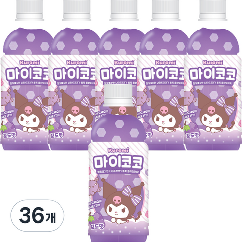 쿠로미 마이코코 포도맛, 36개, 340ml