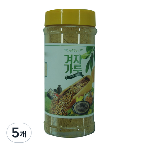 해가원 햇살나래 겨자가루, 200g, 5개