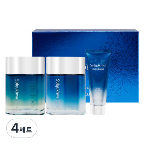 3W클리닉 설국화 옴므 스킨 케어 3종 세트, 4세트